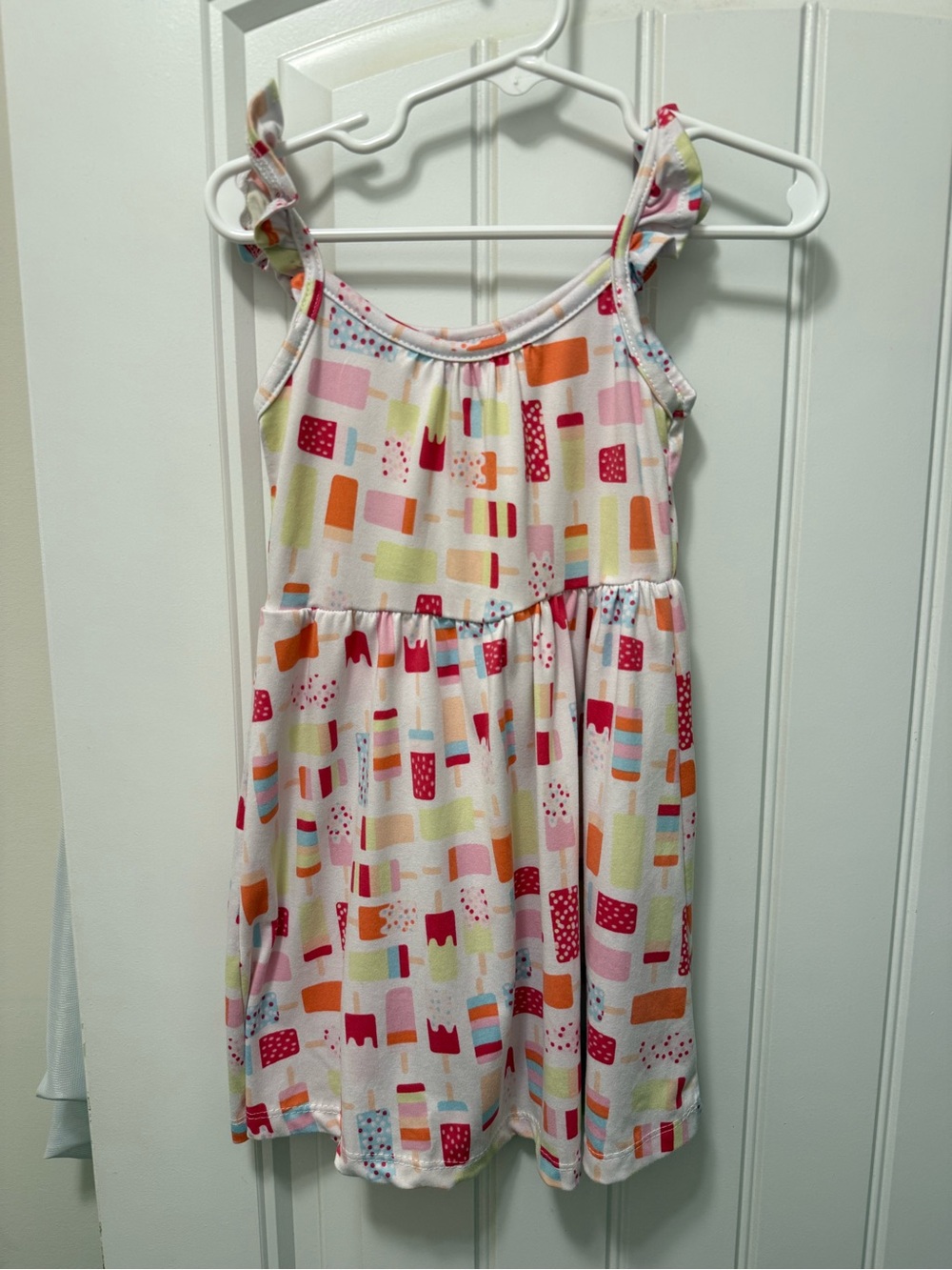 Member’s Mark Toddler Girls Pink Popsicle Printed Summer Dress